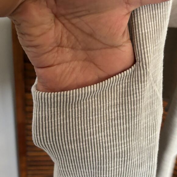 Anthropologie Donni Sandwash Grey Ribbed Cardigan NWT Size OSFA Plus - Picture 9 of 12